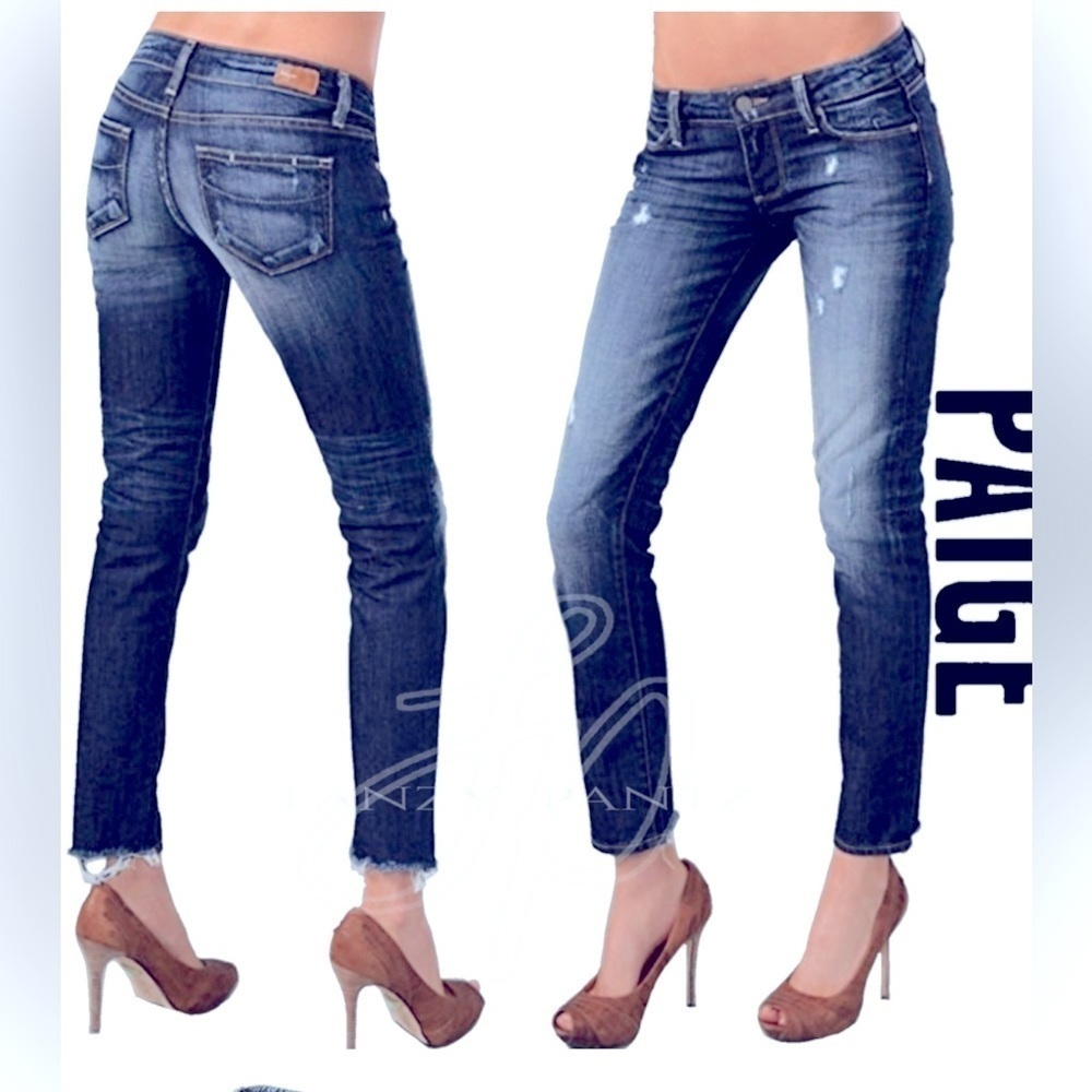 Paige Denim Skyline Ankle Peg Jean Size 30